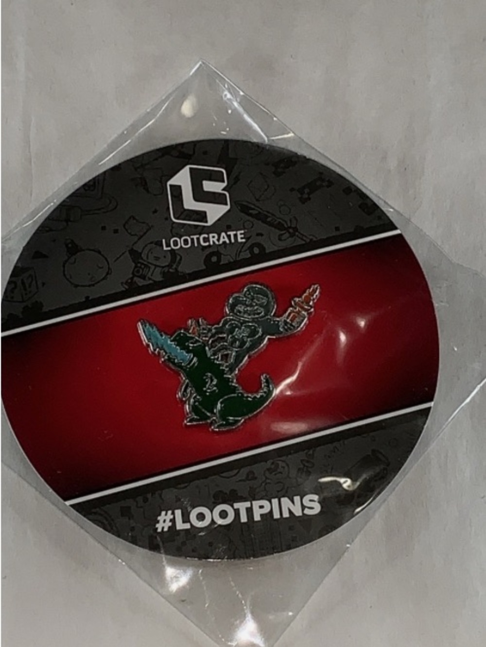 2020 Godzilla King Kong LootCrate Pin